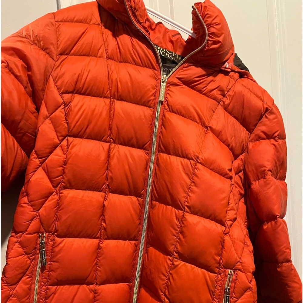 Michael kors packable down coat